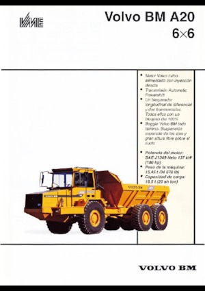 Zglobni kiperi Volvo A 20 6x6