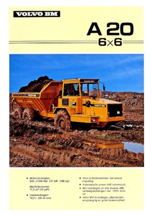 Zglobni kiperi Volvo A 20 6x6