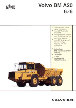 Zglobni kiperi Volvo A 20 6x6