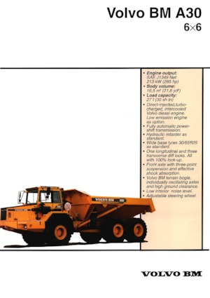 Zglobni kiperi Volvo A 30  6x6