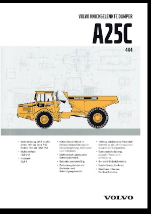 Zglobni kiperi Volvo A25C 4x4