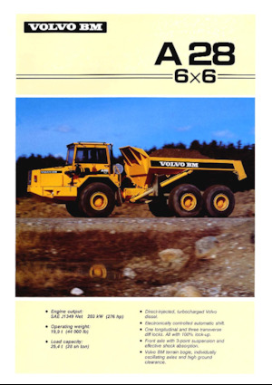 Zglobni kiperi Volvo A28 (6x6)