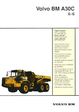 Zglobni kiperi Volvo A30C 6x6