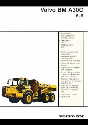 Zglobni kiperi Volvo A30C 6x6