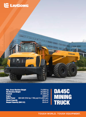 Zglobni kiperi Liugong DA45C