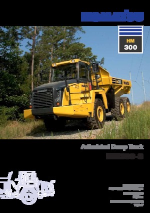 Zglobni kiperi Komatsu HM300-3