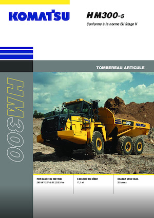 Zglobni kiperi Komatsu HM300-5E0