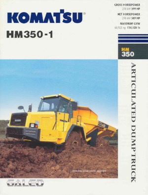 Zglobni kiperi Komatsu HM350-1