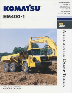 Zglobni kiperi Komatsu HM400-1