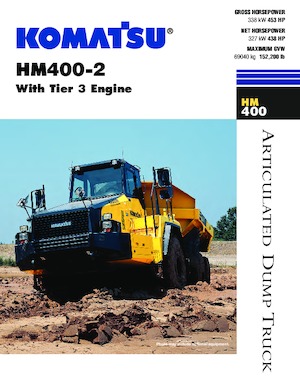 Zglobni kiperi Komatsu HM400-2
