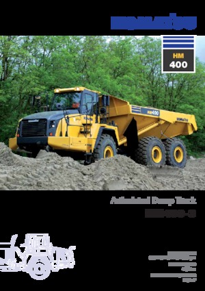 Zglobni kiperi Komatsu HM400-3