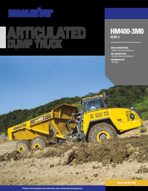 Zglobni kiperi Komatsu HM400-3M0