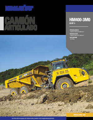 Zglobni kiperi Komatsu HM400-3M0