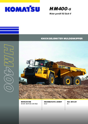 Zglobni kiperi Komatsu HM400-5E0