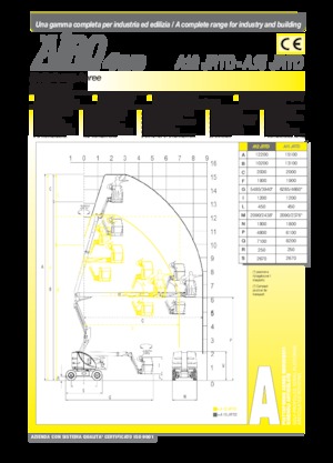 Zglobna podizna platforma na kotačima AIRO A15 JRTD