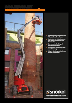 Zglobna podizna platforma na kotačima Snorkel A46JE