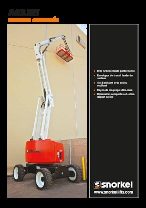 Zglobna podizna platforma na kotačima Snorkel A62JRT