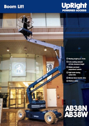 Zglobna podizna platforma na kotačima UpRight AB 38 N