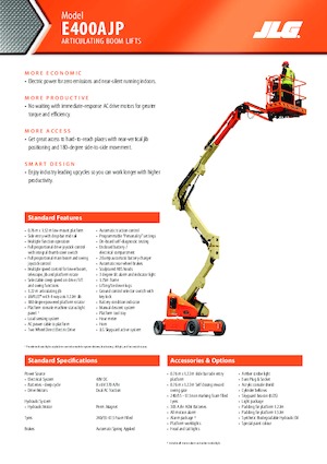 Zglobna podizna platforma na kotačima JLG E400AJP
