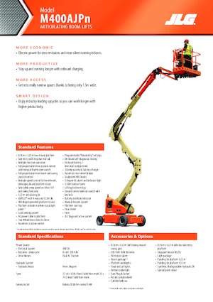 Zglobna podizna platforma na kotačima JLG M400AJPN