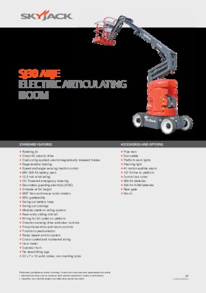Zglobna podizna platforma na kotačima Skyjack SJ 30 ARJE