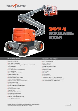 Zglobna podizna platforma na kotačima Skyjack SJ 51 AJ