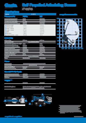 Zglobna podizna platforma na kotačima Genie Z-33/18