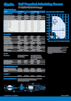 Zglobna podizna platforma na kotačima Genie Z-34/22 DC