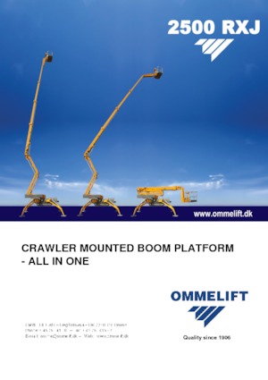 Zglobna podizna platforma na gusjenicama OMMELIFT 2500 RXJ