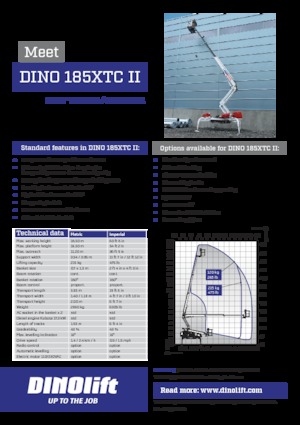 Zglobna podizna platforma na gusjenicama Dino Lift Dino 185XTC II