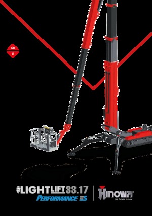 Zglobna podizna platforma na gusjenicama Hinowa Lightlift 33.17 Performance IIIS