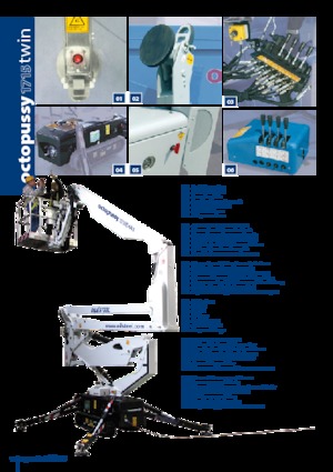 Zglobna podizna platforma na gusjenicama Oil & Steel Octopussy 1715 Twin