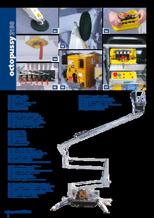 Zglobna podizna platforma na gusjenicama Oil & Steel Octopussy 2190