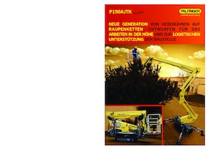 Zglobna podizna platforma na gusjenicama Palfinger P 150 AJTK