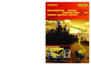 Zglobna podizna platforma na gusjenicama Palfinger P 150 AJTK