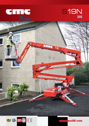 Zglobna podizna platforma na gusjenicama CMC S19N
