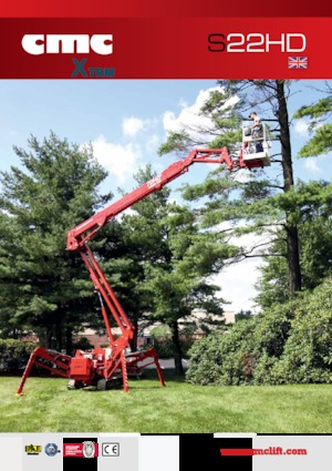 Zglobna podizna platforma na gusjenicama CMC S22HD