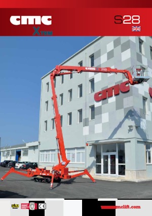 Zglobna podizna platforma na gusjenicama CMC S28