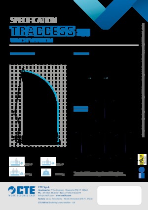 Zglobna podizna platforma na gusjenicama CTE Traccess 230 Winch