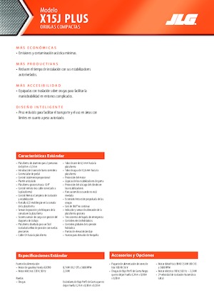 Zglobna podizna platforma na gusjenicama JLG X15J Plus