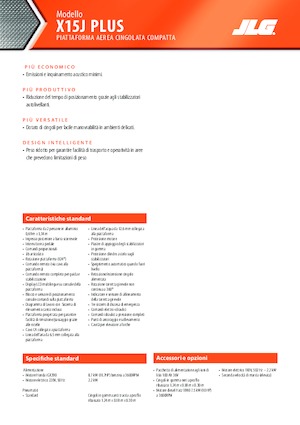 Zglobna podizna platforma na gusjenicama JLG X15J Plus