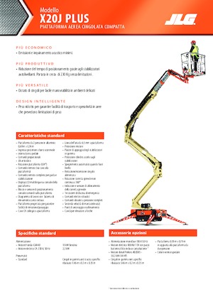 Zglobna podizna platforma na gusjenicama JLG X20J Plus