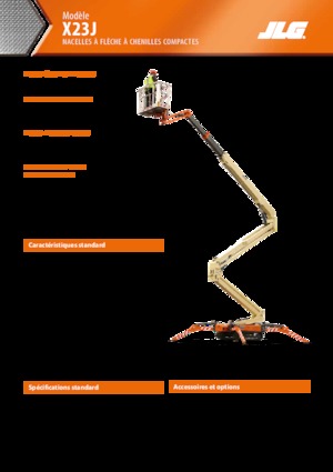 Zglobna podizna platforma na gusjenicama JLG X23J