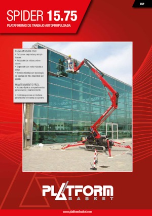 Zglobna podizna platforma na gusjenicama Platform Basket SPIDER 15.75 PRO