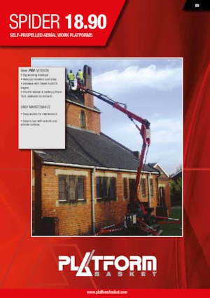 Zglobna podizna platforma na gusjenicama Platform Basket SPIDER 18.90 PRO
