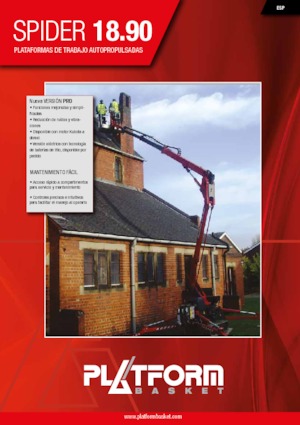 Zglobna podizna platforma na gusjenicama Platform Basket SPIDER 18.90 PRO