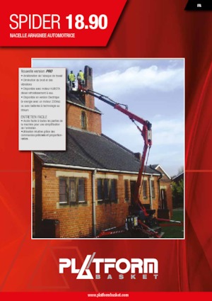 Zglobna podizna platforma na gusjenicama Platform Basket SPIDER 18.90 PRO