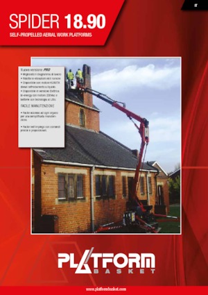 Zglobna podizna platforma na gusjenicama Platform Basket SPIDER 18.90 PRO