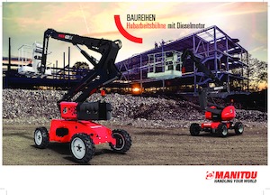 Zglobna podizna platforma na kotačima Manitou ManGo 12