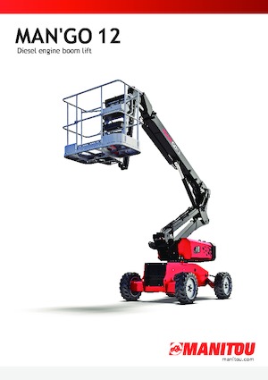 Zglobna podizna platforma na kotačima Manitou ManGo 12
